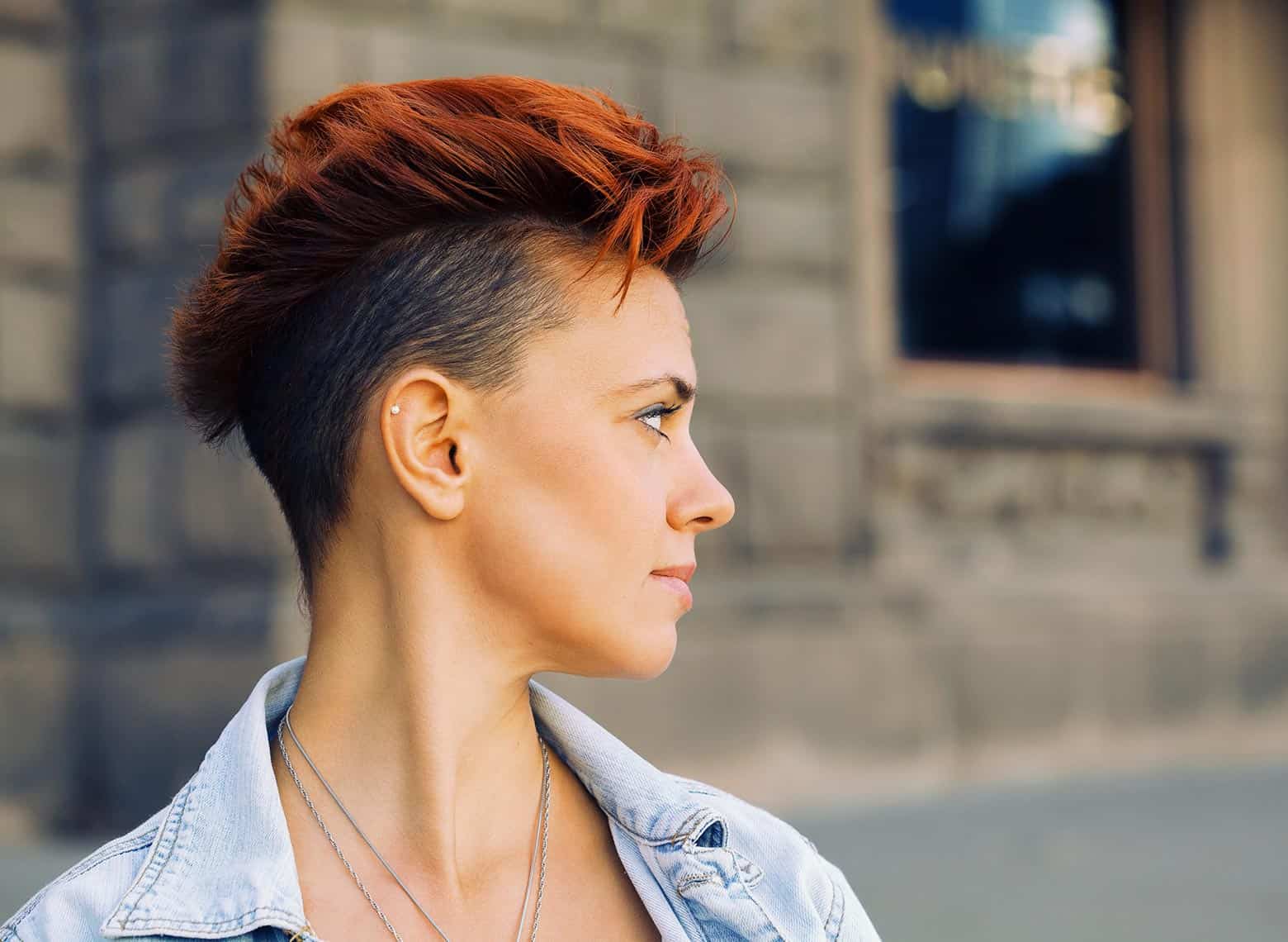 woman with undercut